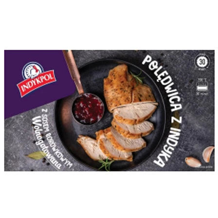 INDYKPOL Polędwica z Indyka z sosem Borówkowym 480 g