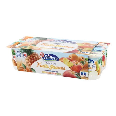WIODĄCA MARKA Jogurt owocowy z kawałkami żółtych owoców (8x125g) 1 kg
