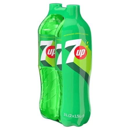 7UP Napój gazowany (2 x 1,5 l) 3 L