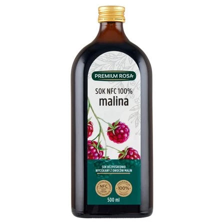 PREMIUM ROSA Sok NFC 100% malina 500 ml
