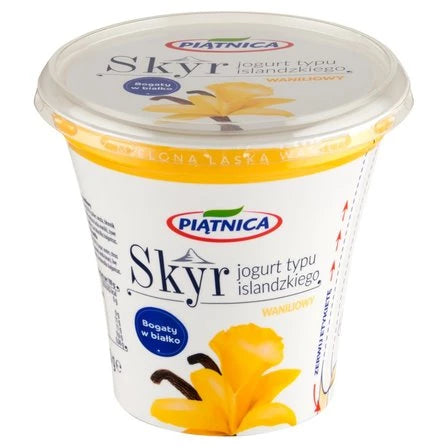 PIĄTNICA Skyr Jogurt typu islandzkiego waniliowy 450 g