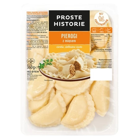 PROSTE HISTORIE Pierogi z mięsem 360 g