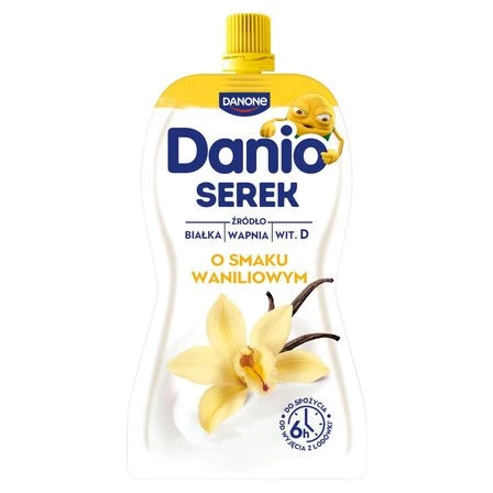DANIO Serek homogenizowany o smaku waniliowym 120 g