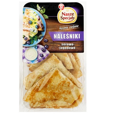 WIODĄCA MARKA Nasze Specjały Naleśniki serowo-jagodowe 360 g