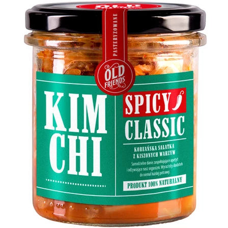 OLD FRIENDS Kimchi Classic Spicy koreańska sałatka z kiszonych warzyw 280 g