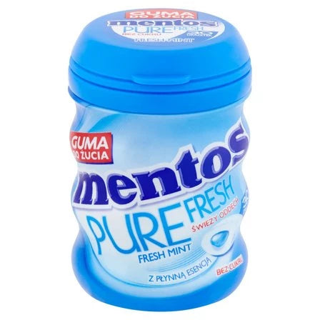 MENTOS Pure Fresh Fresh Mint Guma do żucia bez cukru (30 sztuk) 60 g