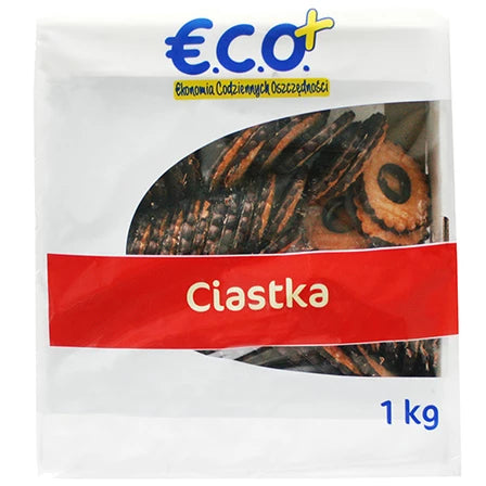 ECO+ Ciastka Agatka z cukrem 1 kg