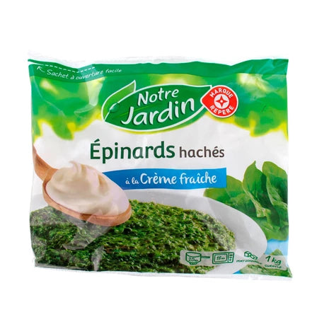 WIODĄCA MARKA Rozdrobnione liście szpinaku ze śmietaną 1 kg