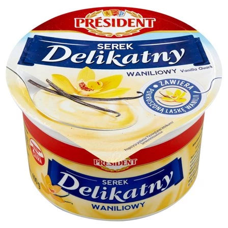 Président Serek delikatny waniliowy 400 g