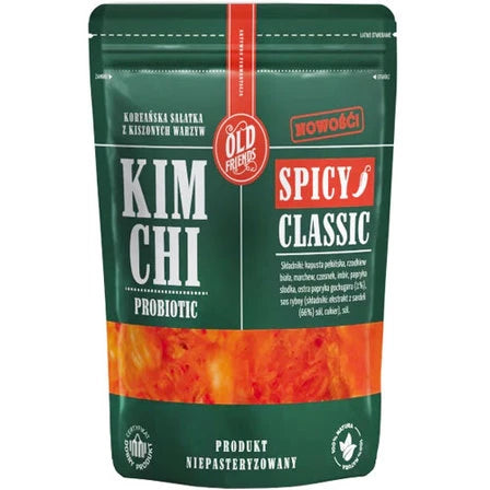 OLD FRIENDS Kimchi Classic Spicy koreańska sałatka z kiszonych warzyw 250 g