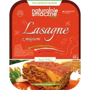 NATURALNIE SMACZNE Lasagne z mięsem 400 g