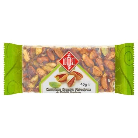 TEMPO Baton chrupiące orzechy pistacjowe 40 g