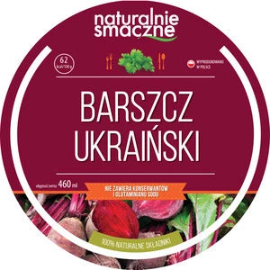 NATURALNIE SMACZNE Barszcz ukraiński - zupa 460 ml